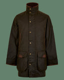 Ballylee Wax Oilskin Jacket, olivengrøn med Primaloft vattering