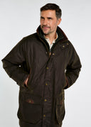 Ballylee Wax Oilskin Jacket, olivengrøn med Primaloft vattering