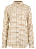 Cornflower skjorte tattersall tern, ochre