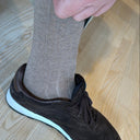 Bomuldssokker, sandy beige rib