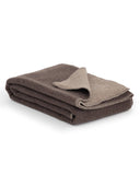 GRIZZLY uldtæppe plaid, brun