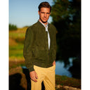 Bomber blouson ruskind, grøn