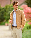 Winston blouson gedeskind, lys sand