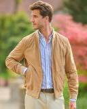 Winston blouson gedeskind, lys sand