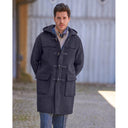 Duffle coat "Men's Duffle", 4 knapper, marineblå