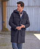 Duffle coat "Men's Duffle", 4 knapper, marineblå