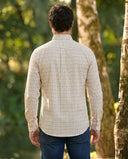 Skjorte Steward modern fit, herre, tattersall tern