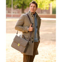 Paul frakke, uld-cashmere mix, taupe (mørk beige)