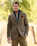 London tweed blazer, Harris Tweed, country herringbone, farve 624