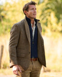 London tweed blazer, Harris Tweed, country herringbone, farve 624