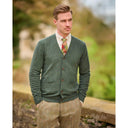 Fiffi cardigan modern fit, herre, merinould, forrest green