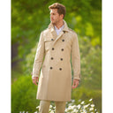 Chelsea mens trench coat, beige