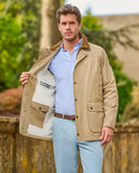 Glenfield III Country Jacket, letvægts vandafvisende herrejakke, sand