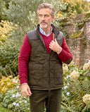 Levi Gilet vest, Harris Tweed, green overcheck farve 633