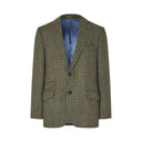 London tweed blazer, Harris Tweed, green castle houndstooth 636