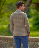 London blazer herre, cashmere, natur tern