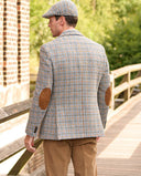 London tweed blazer, Harris Tweed, creme houndstooth mønster 528