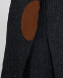 London tweed blazer, Harris Tweed, koksgrå sildebensmønster 600