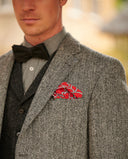 London tweed blazer, Harris Tweed, antracitgrå sildeben 601