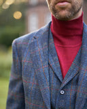 London tweed blazer, Harris Tweed, blue multi 615