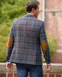 London tweed blazer, Harris Tweed, royal check 619