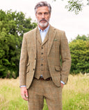 London tweed blazer, Harris Tweed, sand sildebensmønster 629