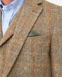London tweed blazer, Harris Tweed, sand sildebensmønster 629