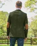 London tweed blazer, Harris Tweed, green island herrringbone, farve 632