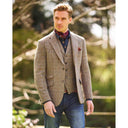 London tweed blazer, Harris Tweed, walnut check 668