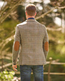 London tweed blazer, Harris Tweed, walnut check 668