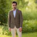 London tweed blazer, Harris Tweed, evergreen sildebensmønster 670