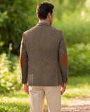 London tweed blazer, Harris Tweed, evergreen sildebensmønster 670