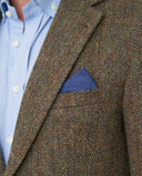 London tweed blazer, Harris Tweed, evergreen sildebensmønster 670
