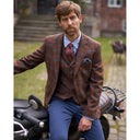 London tweed blazer, Harris Tweed, lords overcheck farve 672