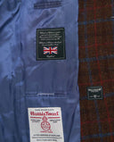 London tweed blazer, Harris Tweed, lords overcheck farve 672