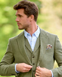 London blazer, hør, olivengrøn, farve 30