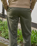 Jones chinos bukser, bomuldsstretch, oliven grøn