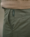 Jones chinos bukser, bomuldsstretch, oliven grøn
