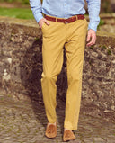 Jones chinos bukser, bomuldsstretch, yellow