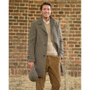 Billy herrefrakke Harris Tweed, brun houndstooth mønster
