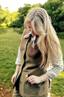 Combrook Ladies Tweed Shooting Waistcoat, Grove