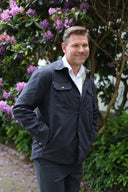 Huntly Waxed Canvas Utility Overshirt, midnatsblå