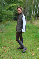 Spiddal Quilted Gilet, olive