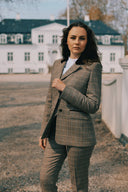 Kensington Tweed Jacket, Sage and Chocolate Check