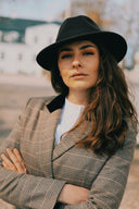 Kensington Tweed Jacket, Sage and Chocolate Check