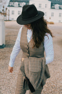 Kensington Tweed Jacket, Sage and Chocolate Check
