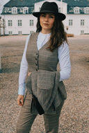 Kensington Tweed Jacket, Sage and Chocolate Check