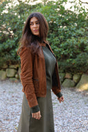 Glencoe Ladies Roll Neck rullekravesweater, Loden Green, Geelong lammeuld