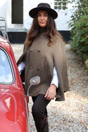 Surrey Ladies Tweed Cape, field maple