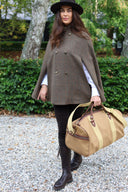 Surrey Ladies Tweed Cape, field maple